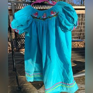 Candyland smock dress girls size 5